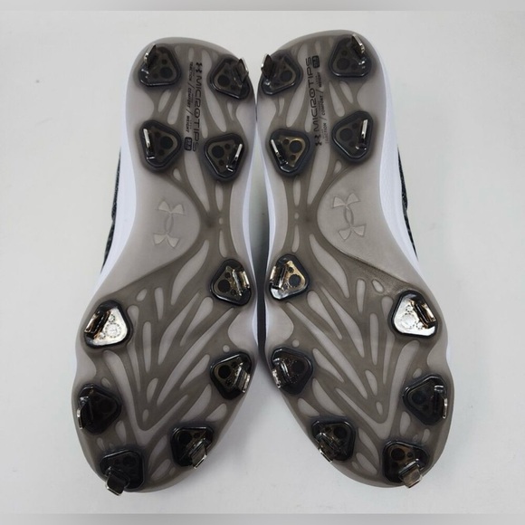 Under Armour Glyde 2 MT Molded Softball Cleats Women's Size9Black Athletic Metal - Picture 8 of 10